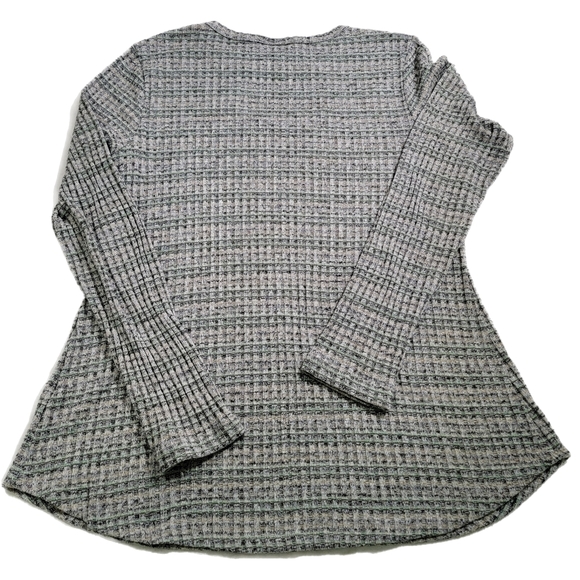 Womens Walpapher Sweater Waffle Pattern Size XL Green multicolor - Picture 2 of 5